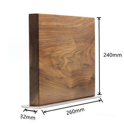 260×240×32mm 磁気ナイフの両面付き 永久用竹 アカシアナッツ