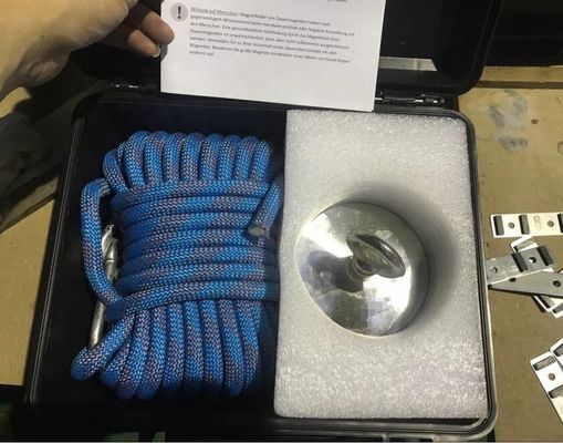 高耐性ネオジウム磁石 POTN08-75 550lbs 強い釣り用の螺旋穴