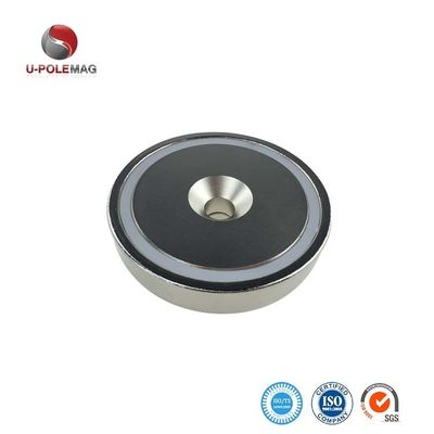 グレード NdFeb Dia 75mm 230KG 引力 超強いネオジウム釣り磁石