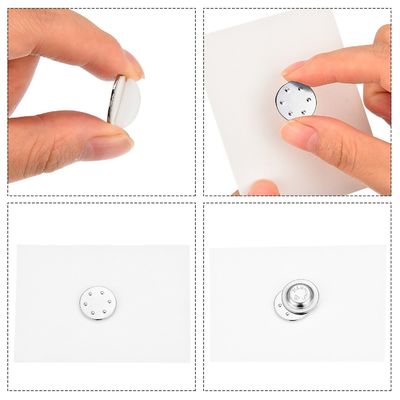 メタル磁気名刺磁石 45x13mm 産業磁石を内側に1つ置いた鋼板