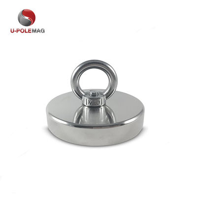 高磁力 NdFeB 釣り磁石 D80x19mm-M10 常磁場