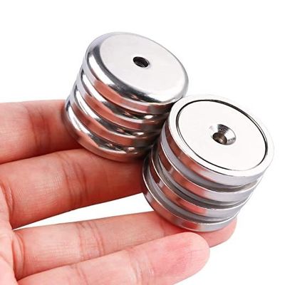 ネオジム磁石 N52 丸いベースと反沈穴 ±0.05MM 容量 強い磁石