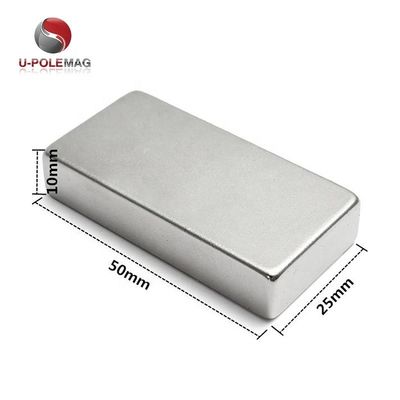 80C~220C 耐熱 N52 40x20x10 ニッケルコーティングのネオジム磁石