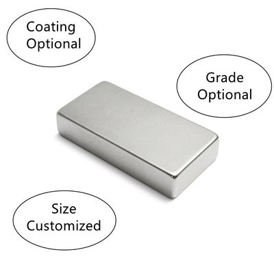100x50x20mm 切断サービス付き稀土磁石 直線 NdFeB 直角磁石