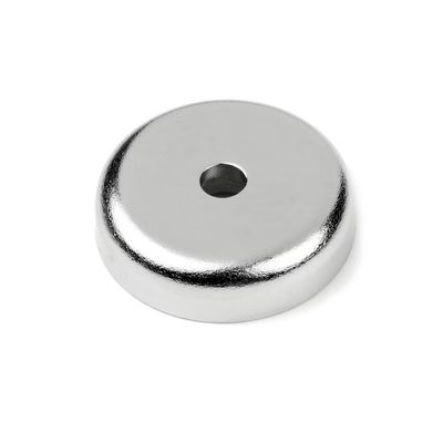32mm ネオジウムポット磁石 逆沈穴 32kg 引力容量 1.26インチ 直径