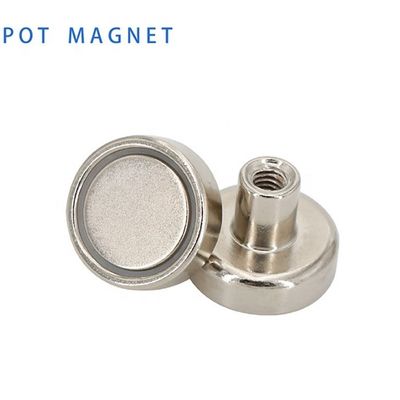 複合材料 丸いNdFeB磁石 ネオジミウムポット磁石 D60mm 160kgの力