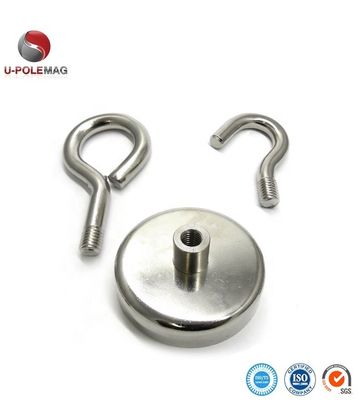複合材料 丸いNdFeB磁石 ネオジミウムポット磁石 D60mm 160kgの力