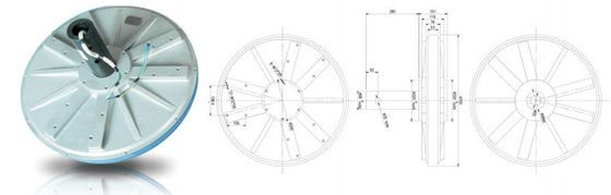 カスタム出力電圧 3kw 220v 縦軸風力タービン発電機 販売