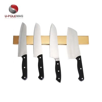 室外空間 解放 金色 タイタン磁性ナイフバー 400x45x15mm サイズ