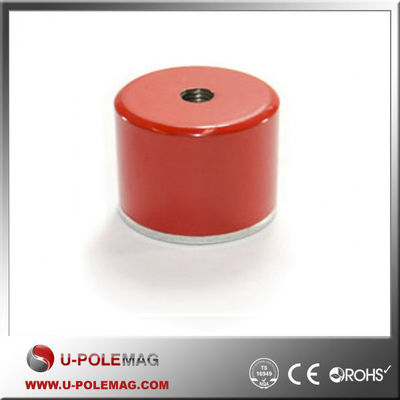 D25.4x21 Alnico Round Base カップポットマグネットとホールグレードのAlNiCoマグネット