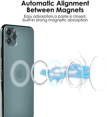 マグセーフワイヤレス充電器のための産業磁石シートを切る マグネットリング 自動車の携帯電話ホルダー iPhone 13 12 11