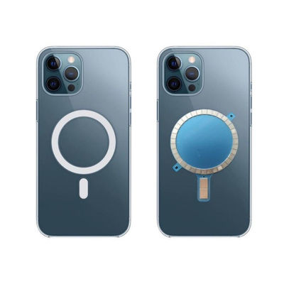 ワイヤレス充電磁石 iPhone 12 Pro Max Mini 11 Xs Xr用のインダストリアル磁石ケース