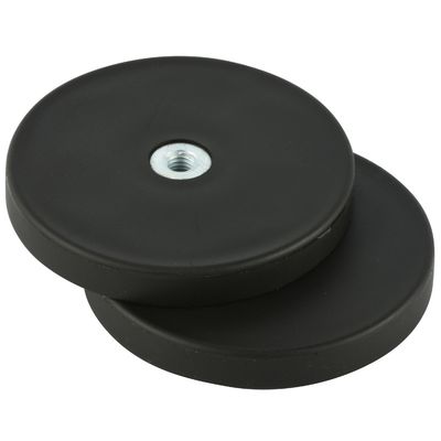 ゴムで覆われたネオジミウムポットマグネットグレード ゴム鉄 NdFeBと複合ネオジミウムマグネット
