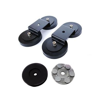 ゴムで覆われたポット磁石 ネオジウムゴム磁石 D36*6mm-M6 永久的な強力なパンシング