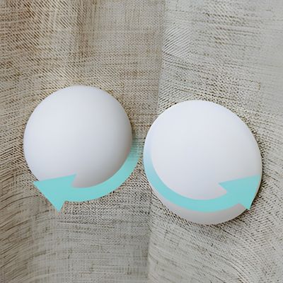 強い引力を持つシャワーカーテン重量と防水ゴムで覆われた磁石