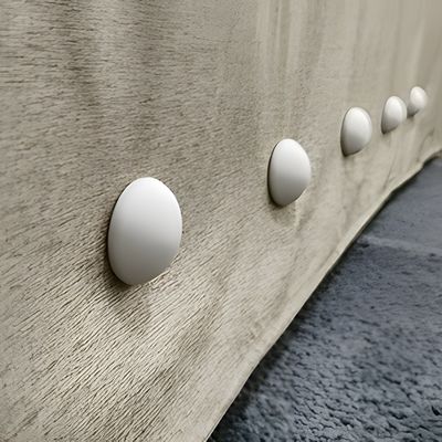 強い引力を持つシャワーカーテン重量と防水ゴムで覆われた磁石