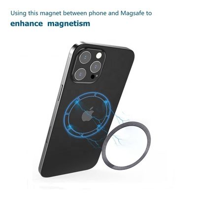 iPhone用の柔らかい柔軟なネオジウム磁石ステッカー マグセーフ 無線充電パッドカバー