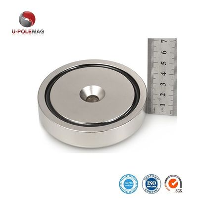148 LBS 67 KG 引力 眼栓 D48mm と高耐性を持つ希少土のPOT磁石