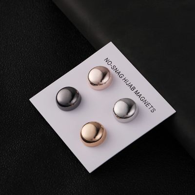 12mm アルloy NdFeB マグネット 無スナグ マルチヒジャブ マグネット 40色以上でイスラム教徒のスカーフ