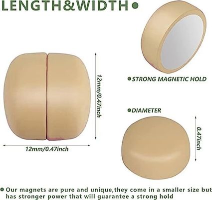 容量 ±0.05mm 強いヒジャブ磁気ピン パーソナライズされた色とマット仕上げ