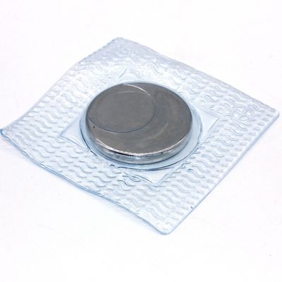 鋼磁石 PVC素材磁石 ボタン N52 強力 丸い 稀土 ネオジム磁石