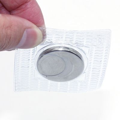 鋼磁石 PVC素材磁石 ボタン N52 強力 丸い 稀土 ネオジム磁石