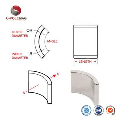高級 Ndfeb 反沈磁石 ISO9001 2000 保証のネオジム弧磁石