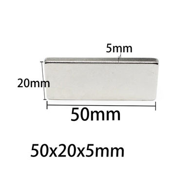 恒久的なネオジウム棒磁石 稀土のNdFeB磁石 双面 35 x 20 x 5mm