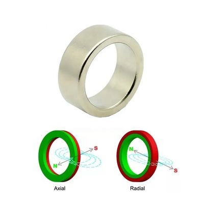 カスタム N40 Uni Pole Radial Oriented Ring Tube ネオジム磁石 ±0.05mm トレレランス